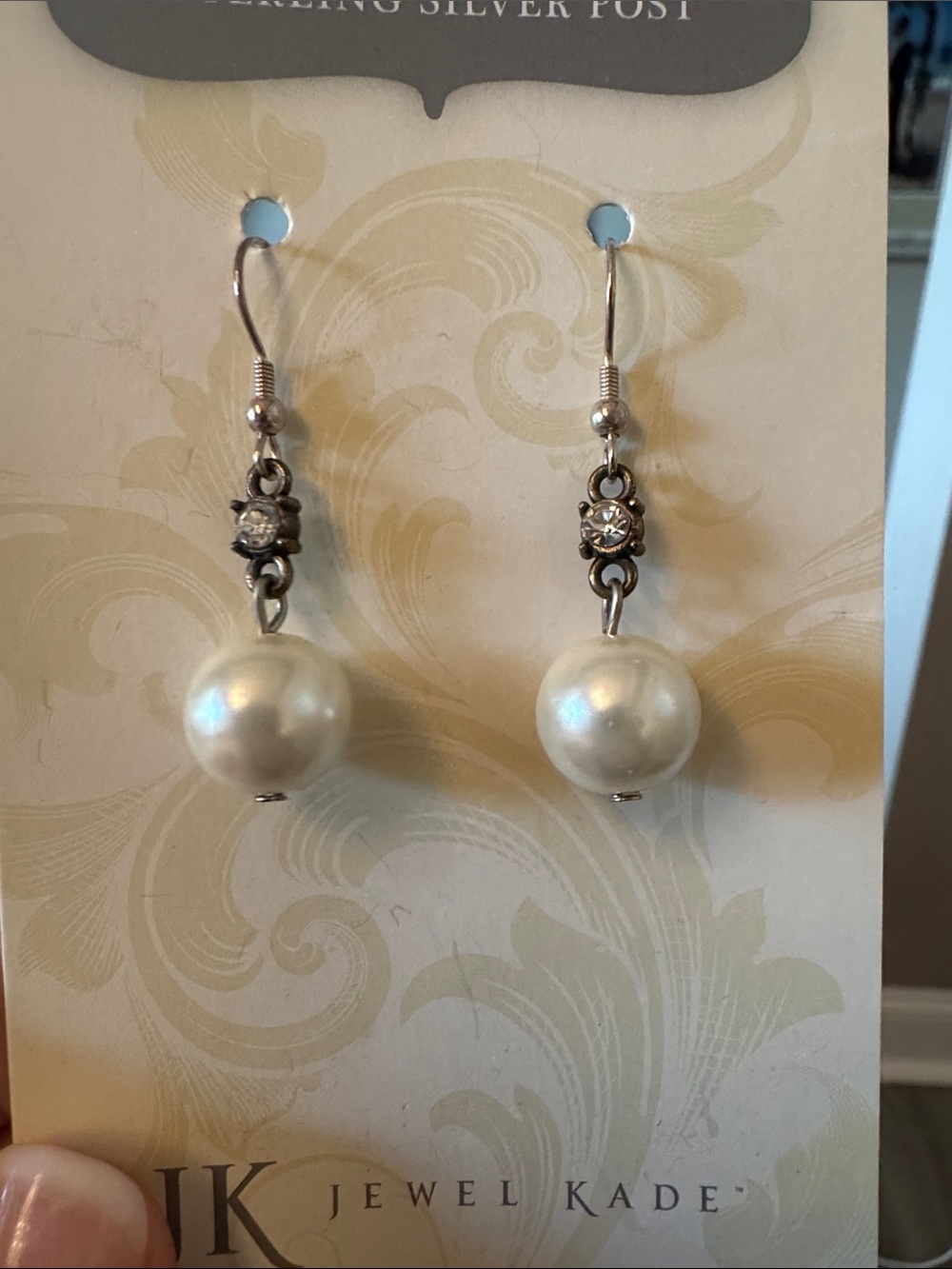 Jewel Kade Pearl and Crystal drop earrings